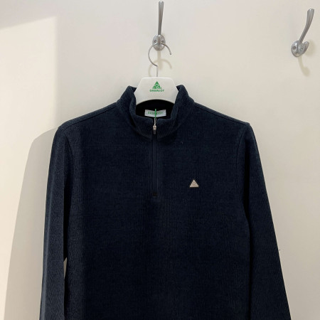 [행복한백화점][그린조이] 플리스 하이넥 반집업 긴팔 티셔츠 네이비 남성 GH22KL23M