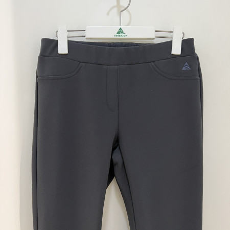 [행복한백화점][그린조이] 기모 안감 밴딩 팬츠 차콜 여성 겨울 바지 GW19WT82W