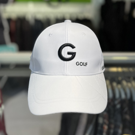 [행복한백화점][그린조이] G로고 스포츠 볼캡 화이트 님성 GOE1WA18M