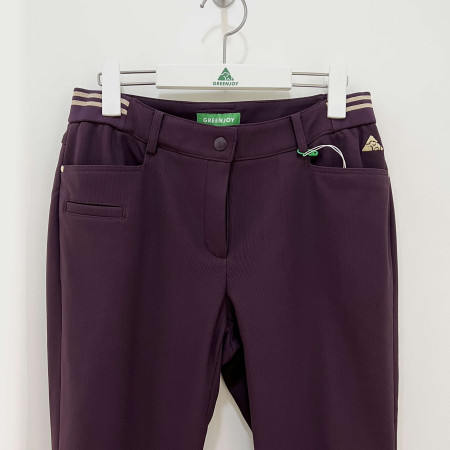 [행복한백화점][그린조이] 본딩기모 안감 스트레이트 팬츠 보라 여성 겨울 바지 GW19WT12W