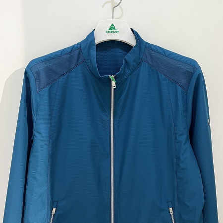 [행복한백화점][그린조이] G로고 엠보 스트레치 바람막이 점퍼 민트 남성 GP23WJ21M