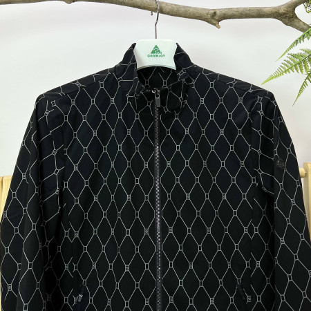 [행복한백화점][그린조이] 다이아 G로고 프린트 점퍼 블랙 남성 GM23WJ52M