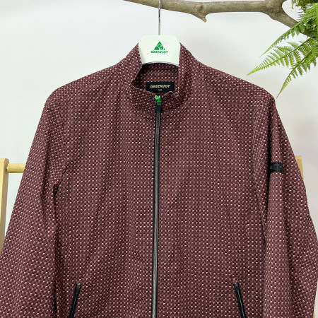 [행복한백화점][그린조이] 체크프린트 점퍼 브릭 남성 GM23WJ21M