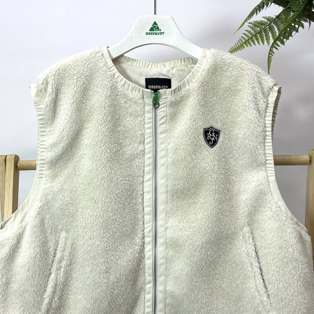 [행복한백화점][그린조이] 라운드 플리스 베스트 연베이지 여성 GF23WV11W