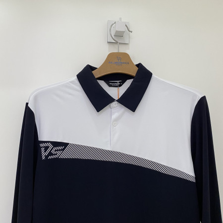 팜스프링스 컬러 배색 제에리 긴팔 카라티셔츠 블랙 남성 STSM213108