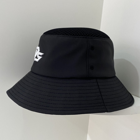 팜스프링스 로고포인트 벙거지 모자 버킷햇 블랙 남성 SHTM2E0343