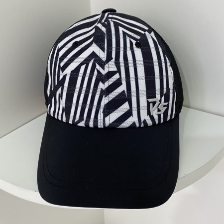 팜스프링스 패턴 포인트 메쉬 배색 볼캡 골프모자 블랙 남성 SHTM2E0342