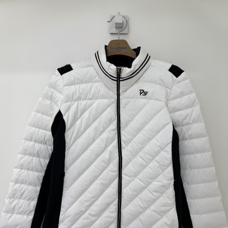 팜스프링스 져지 믹스 덕다운 점퍼 화이트 여성 겨울 SWDL224659