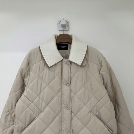 팜스프링스 다이아퀼팅 패딩 점퍼 라이트베이지 여성 SWDL224672