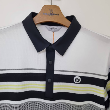 팜스프링스 남성 스트라이프 봎긴팔. 티셔츠STSM231106