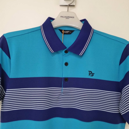 팜스프링스 남성 오렌지 컬러스트라이프. 카라 티STSM 232161