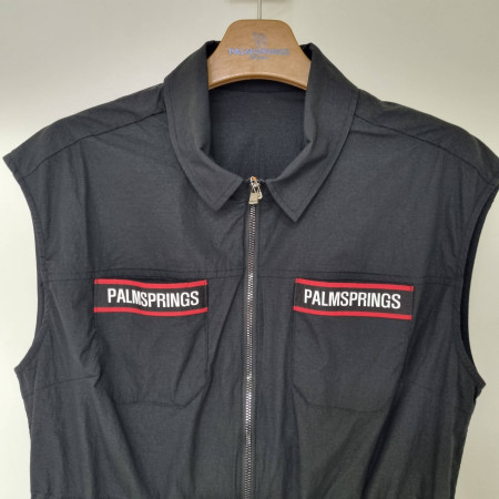 팜스프링스  여성 N와샤 카라 반팔원피스SWOL 232662