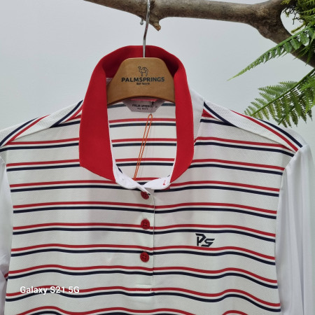 팜스프링스 여성 스트라이프 긴팔 냉감티셔츠 STSL 242252