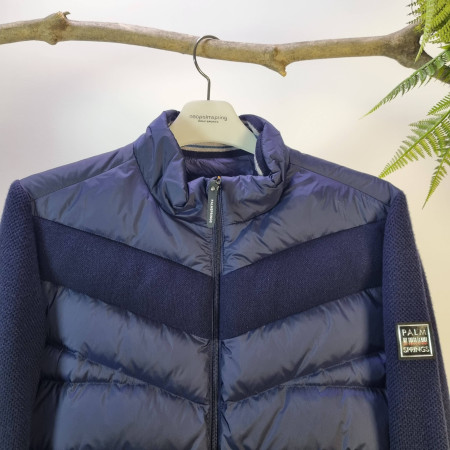 팜스프링스 니트소매 믹스다운 점퍼 SWDM 231510