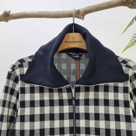 [행복한백화점][팜스프링스] 여성 체커보드 집업점퍼 SJJL 233641