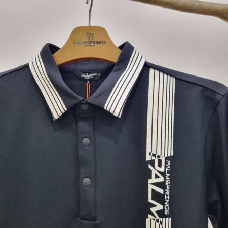 팜스프링스.   앞판 아트웍 포인트 요꼬에리 티셔츠 STSM 234157