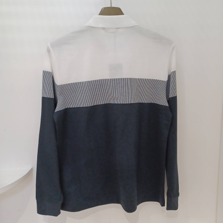 남자흰색배색카라티셔츠cdaa9ts1402(99)