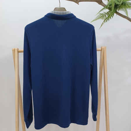 남성곤색레이어드티셔츠cdaa9ts3434(38)