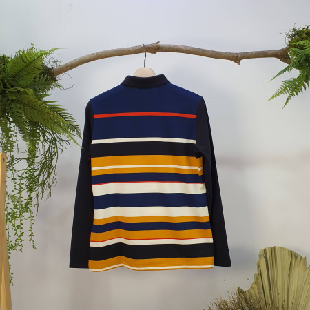 [행복한백화점][마코]코트나선염댕깡스트라이프카라티셔츠MNW3TS21