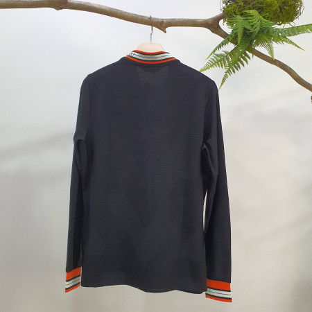 [행복한백화점][마코]V자가드변형하이넥티셔츠(아이보리,블랙)MNW3TH71