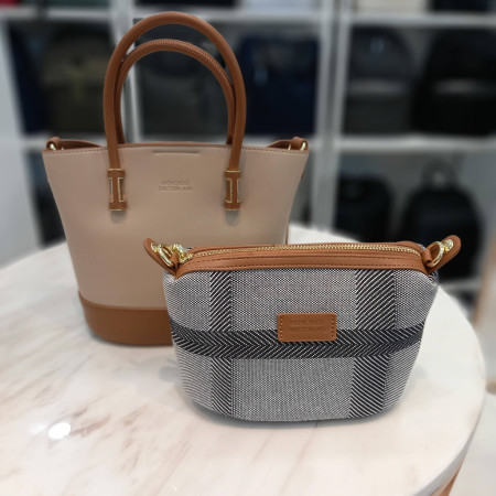 투톤토트백 베이지  WT68365
