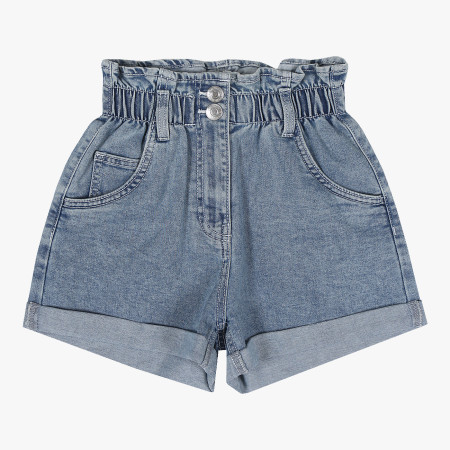 [행복한백화점][더데이걸]허리 셔링 롤업 3부 데님   TGTH26302