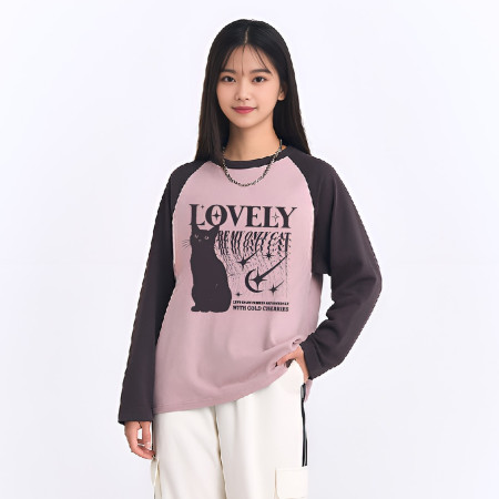 [행복한백화점][더데이걸]박시 라그란 그랙픽 티   TGLA25801