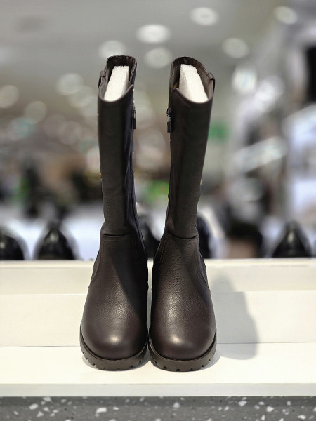 [행복한백화점][허시파피]허시파피 3cm 워커창 하프 털부츠 3FQ614