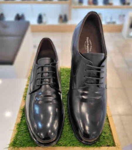 [행복한백화점][허시파피]남성 블랙 7cm 키높이 비지니스 정장구두 3MN510