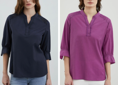 [행복한백화점][올리비아로렌]여성케주얼 블라우스 VOCNL4M4121