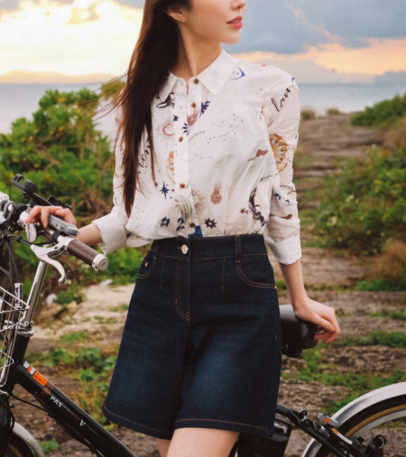 [행복한백화점][올리비아로렌]여성케주얼 셔츠 VVCNL5M4271