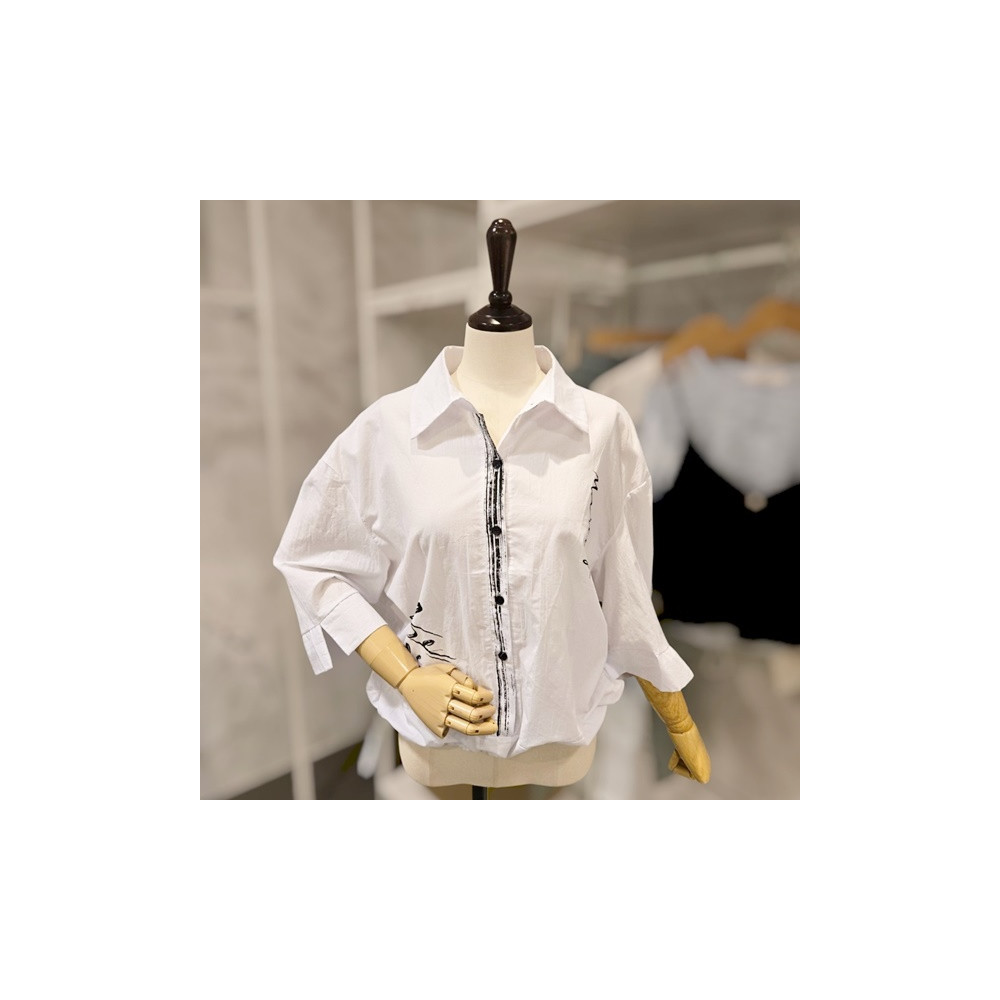 행복한백화점][페이지플린]스트링 레터링 셔츠 F5BBL513A > - Genie-go WMS