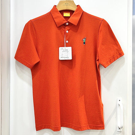 [행복한백화점][루이까스텔]SS 변형 자수 포인트 제원단에리 반팔 티셔츠 남성 7METS412