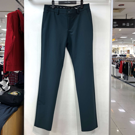 [행복한백화점][디즈니골프]간절기 솔리드 일자핏 팬츠 다크그린 남성 바지 DO3MPA001