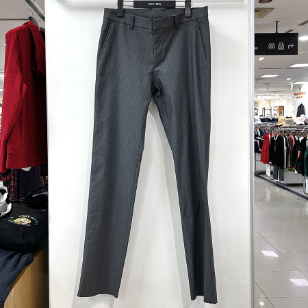 [행복한백화점][디즈니골프]간절기 헤링본패턴 슬림핏 바지 차콜 남성 팬츠 SO3MPA001