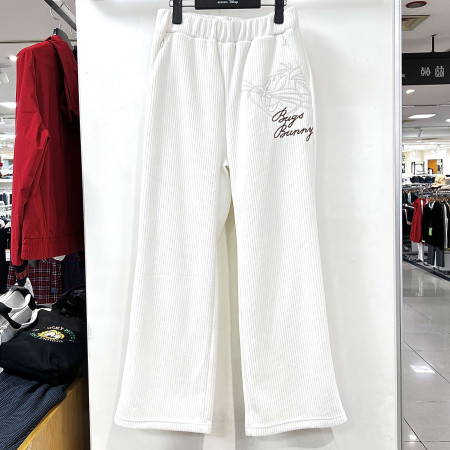 [행복한백화점][디즈니골프]코듀로이 밴딩 와이드 팬츠 아이보리 여성 겨울 바지 SO3LPA018