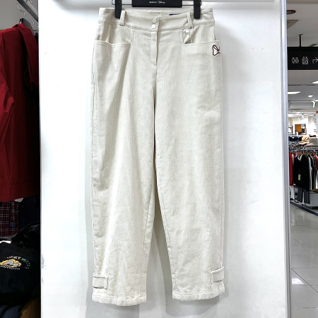 [행복한백화점][디즈니골프]간절기 코듀로이 팬츠 크림 여성 바지 DO3LPA004