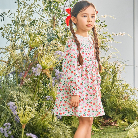 [행복한백화점][토토헤로스]멜로디체리 레이스카라원피스 (미니백세트) HP12412130031