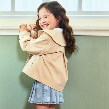 [행복한백화점][토토헤로스]아델숏트랜치자켓 여아점퍼 12452123011