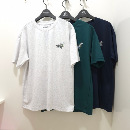 [행복한백화점][행텐주니어]틴즈 베어 그래픽 반팔 티셔츠 1452003140231-1