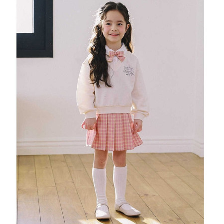 [행복한백화점][토토헤로스]치얼업상하세트 레이어드티 스커트상하 12512150112