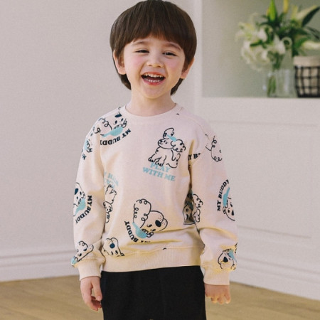 [행복한백화점][토토헤로스]해피보이맨투맨 강아지티셔츠 12512100051