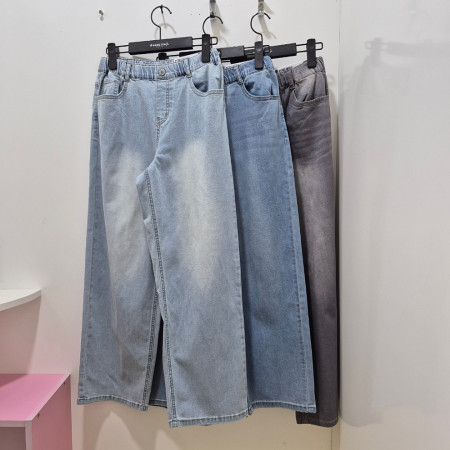 [행복한백화점][행텐주니어]틴즈 밴딩 세미와이드 데님팬츠 1452005540110