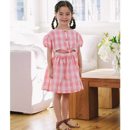 [행복한백화점][토토헤로스]헤이디체크원피스 앞트임원피스 12532130073