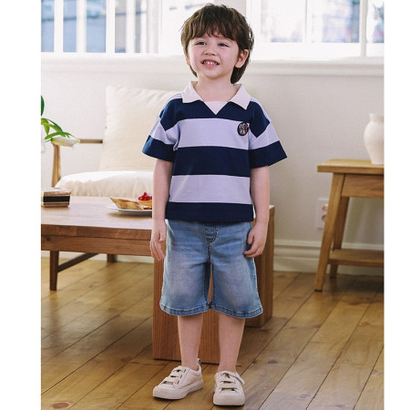 [행복한백화점][토토헤로스]크루즈카라티셔츠 면티셔츠 12532102011