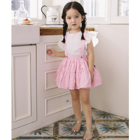 [행복한백화점][토토헤로스]니아멜빵스커트(속바지있음) 멜빵탈착가능 12532113023