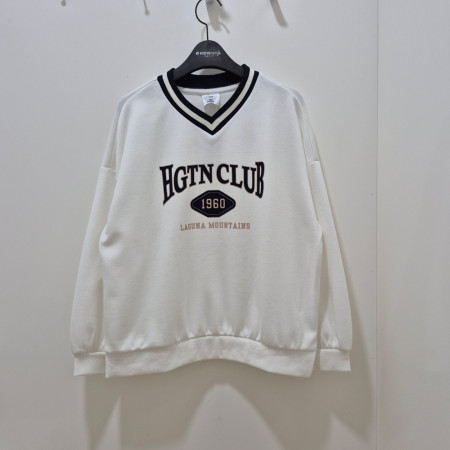 [행복한백화점][행텐주니어]틴즈 여아 더블 페이스 레터링 요코 맨투맨티셔츠 1453013160107  오프화이트