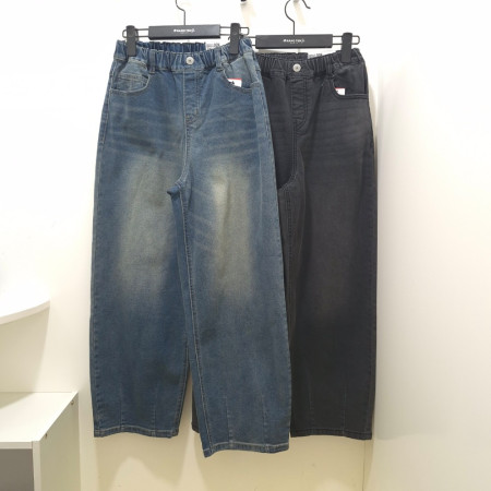 [행복한백화점][행텐주니어]틴즈 풀밴딩 벌룬 데님팬츠 1453005560610