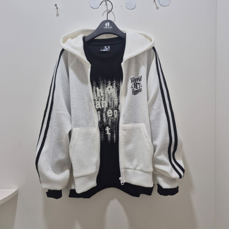 [행복한백화점][행텐주니어]틴즈 봄 여아 웨일 그래픽 후드집업 1456013420546 WH