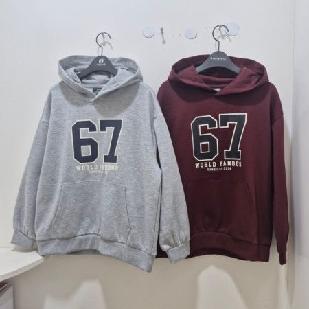 [행복한백화점][행텐주니어]틴즈 봄 식스세븐67 블록코어 후드티셔츠 1456003121807 